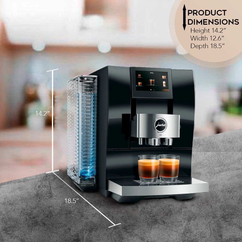 Jura Z10 (Diamond Black) Bundle with Filter Cartridge Water Stabilizer Bundle