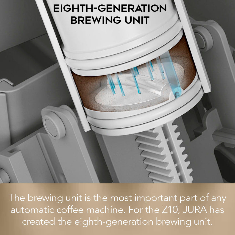 Jura Z10 Automatic Coffee Machine with Product Recognizing Grinder and One-Touch