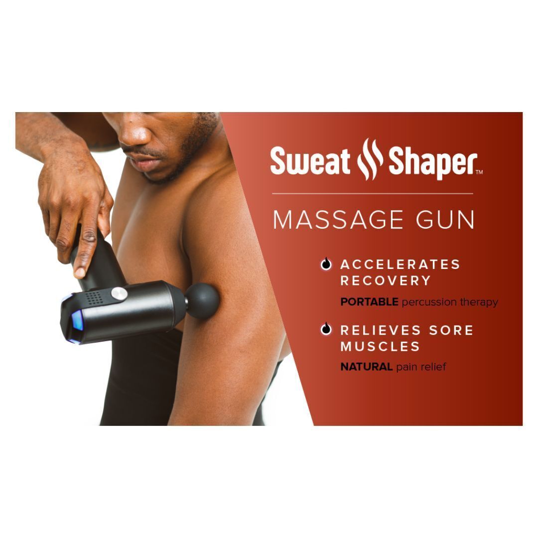 Sweat Shaper Massage Gun, Deep Tissue Muscle Portable Handheld & Massager