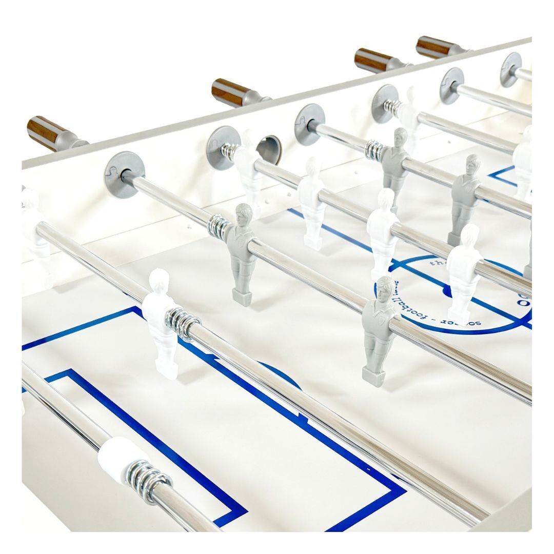 Garlando - G-500 Indoor Foosball Table (Pure White)