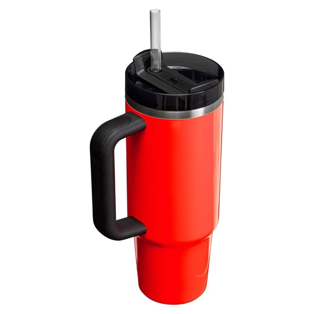 Stanley Quencher H2.0 FlowState 40oz Vacuum Insulated Tumbler with Advanced Lid (Neon Orange)