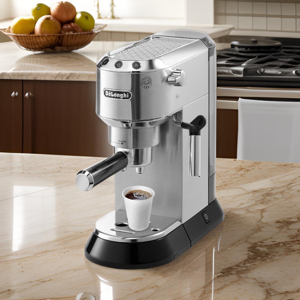 Delonghi EC680 Dedica 15-Bar Pump Espresso Machine - Coffee and Cappuccino Maker
