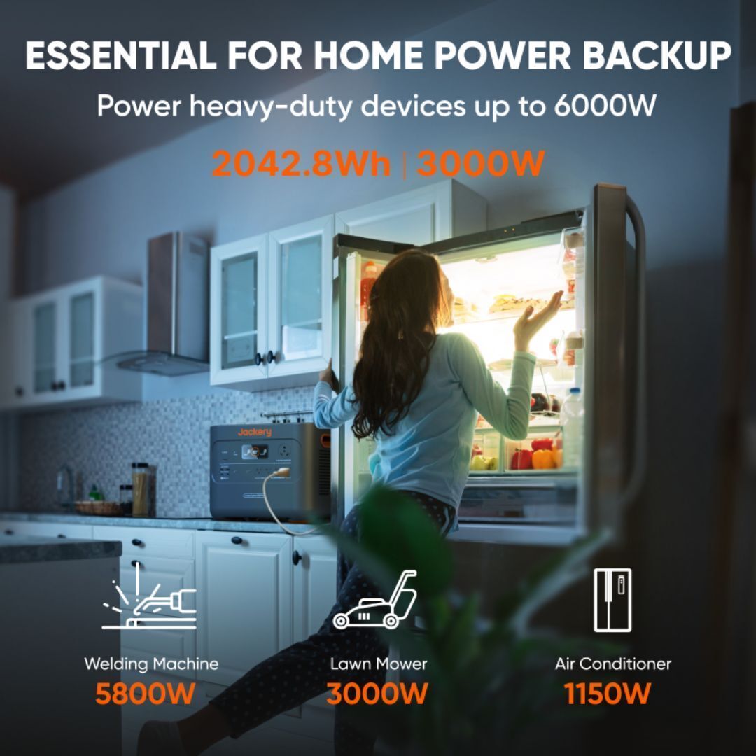 Jackery - 2x Explorer 2000 Plus Portable Power Stations with Jackery Connector