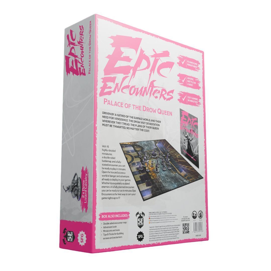 Steamforged Games Epic Encounters: Palace of The Drow Queen