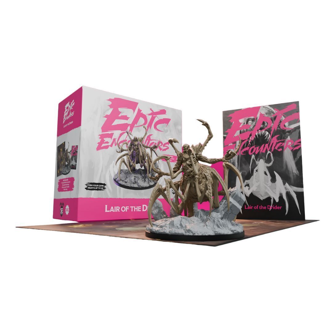 Steamforged Epic Encounters: Palace of The Drow Queen, Lair of The Drider Bundle