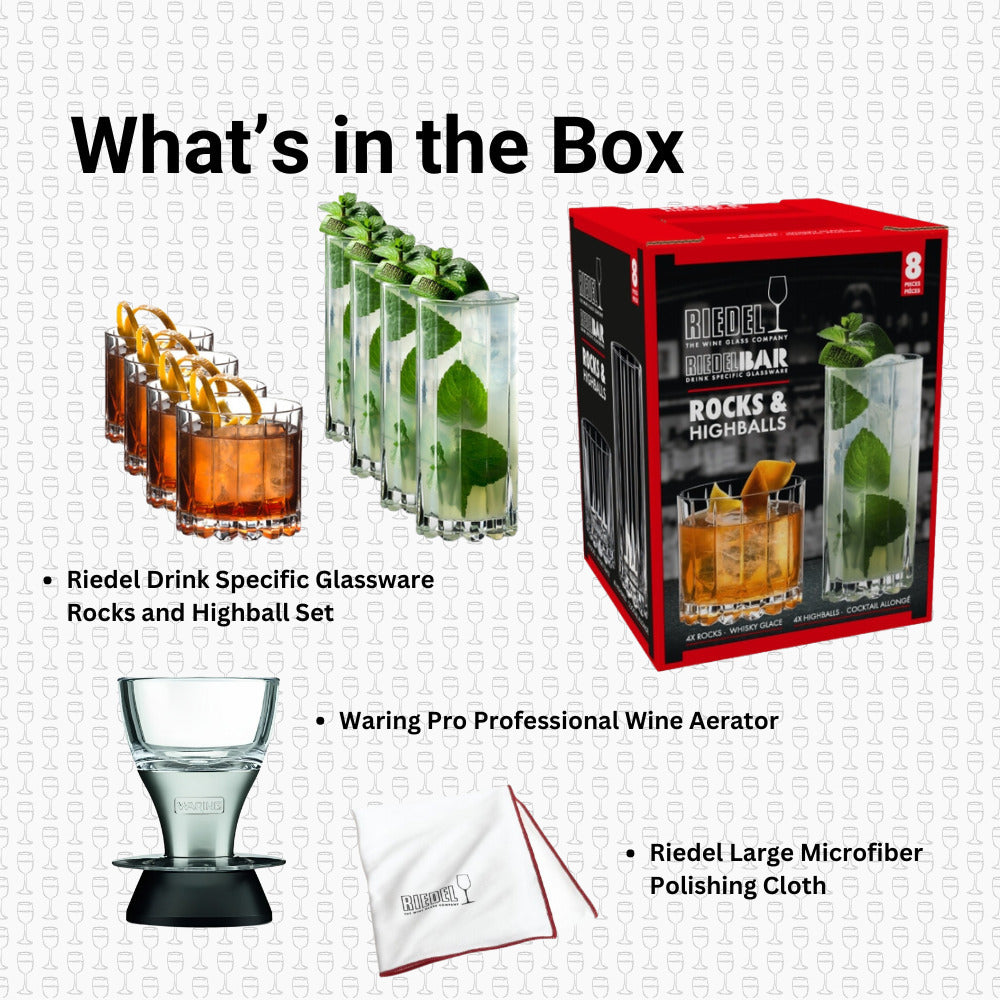 Riedel Drink Specific Glassware Rocks and Highball Bundle (3 items)