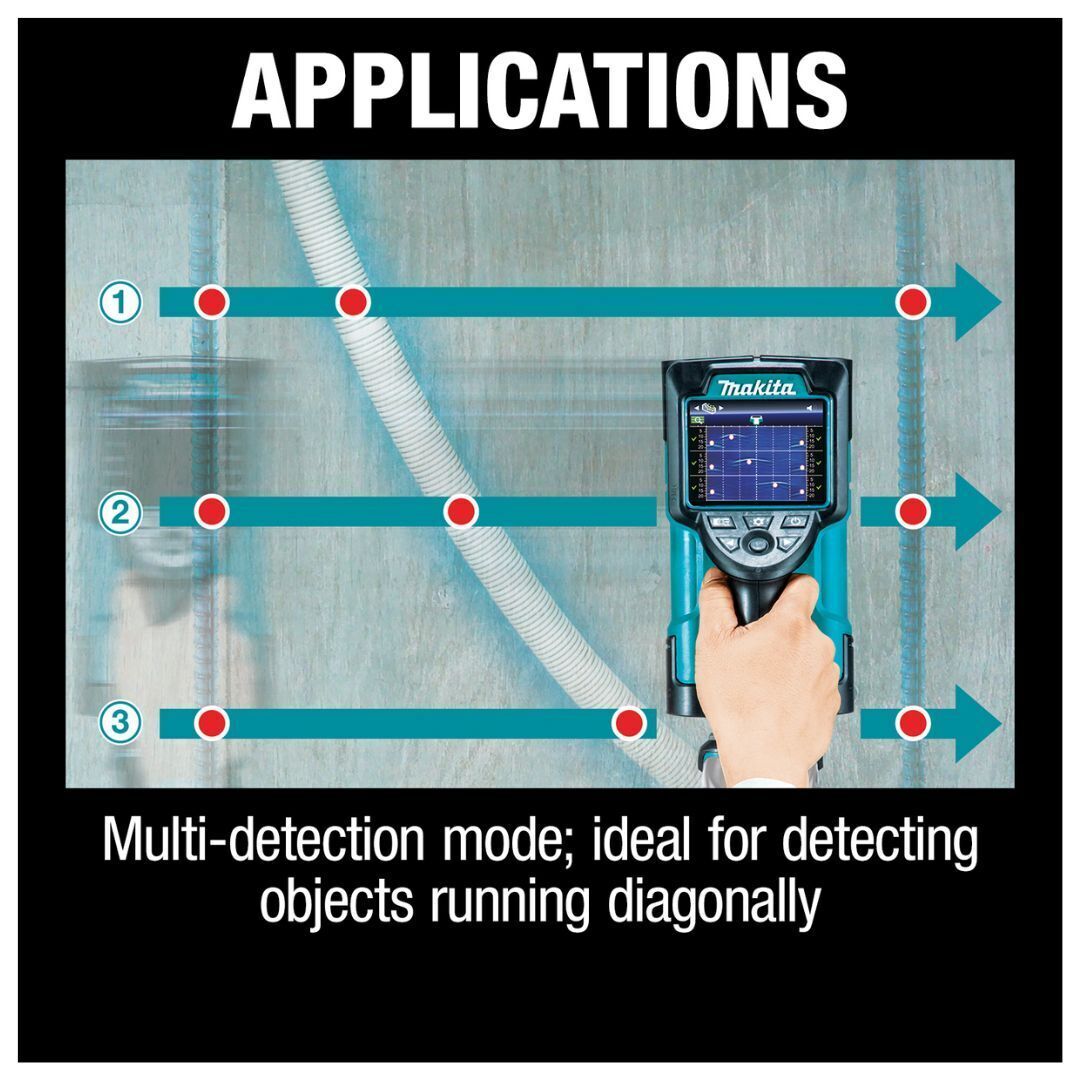 Makita DWD181ZJ 18V LXT LithiumIon Cordless Multi-Surface Scanner