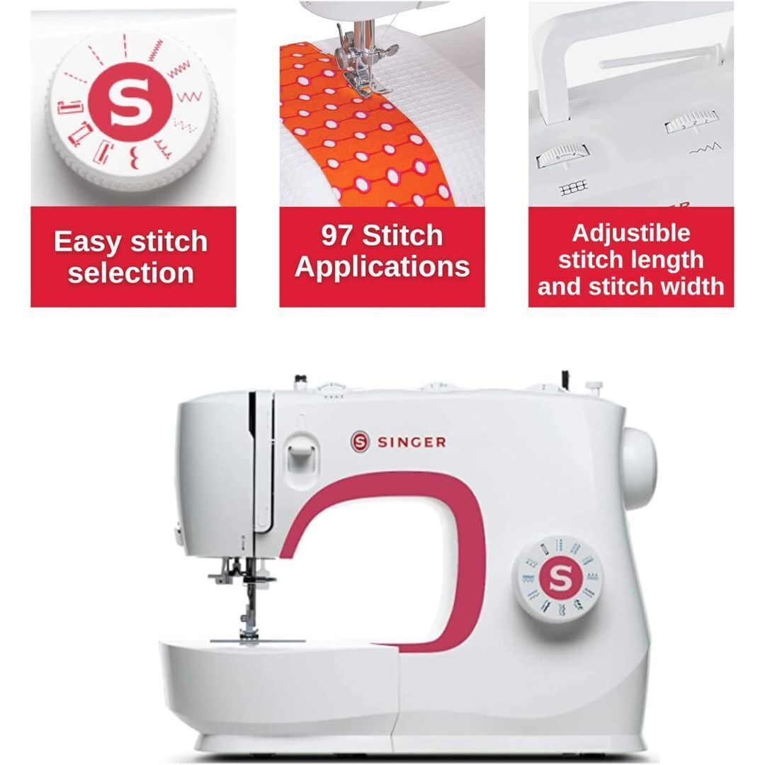 SINGER MX231 Lightweight & Portable Sewing Machine with Accessory Kit