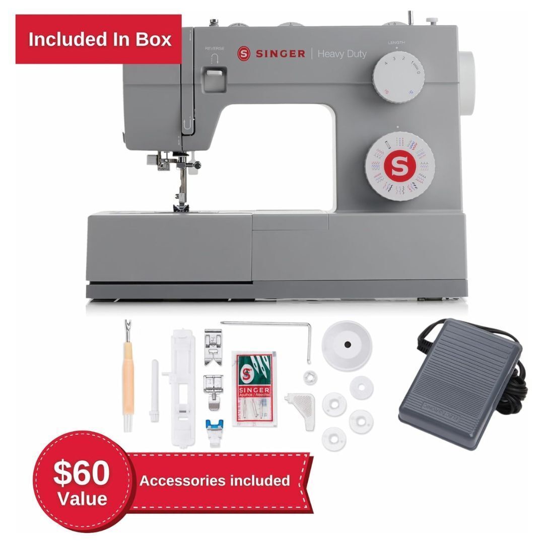 SINGER Heavy Duty 4432 High Speed Sewing Machine with Accessory Kit