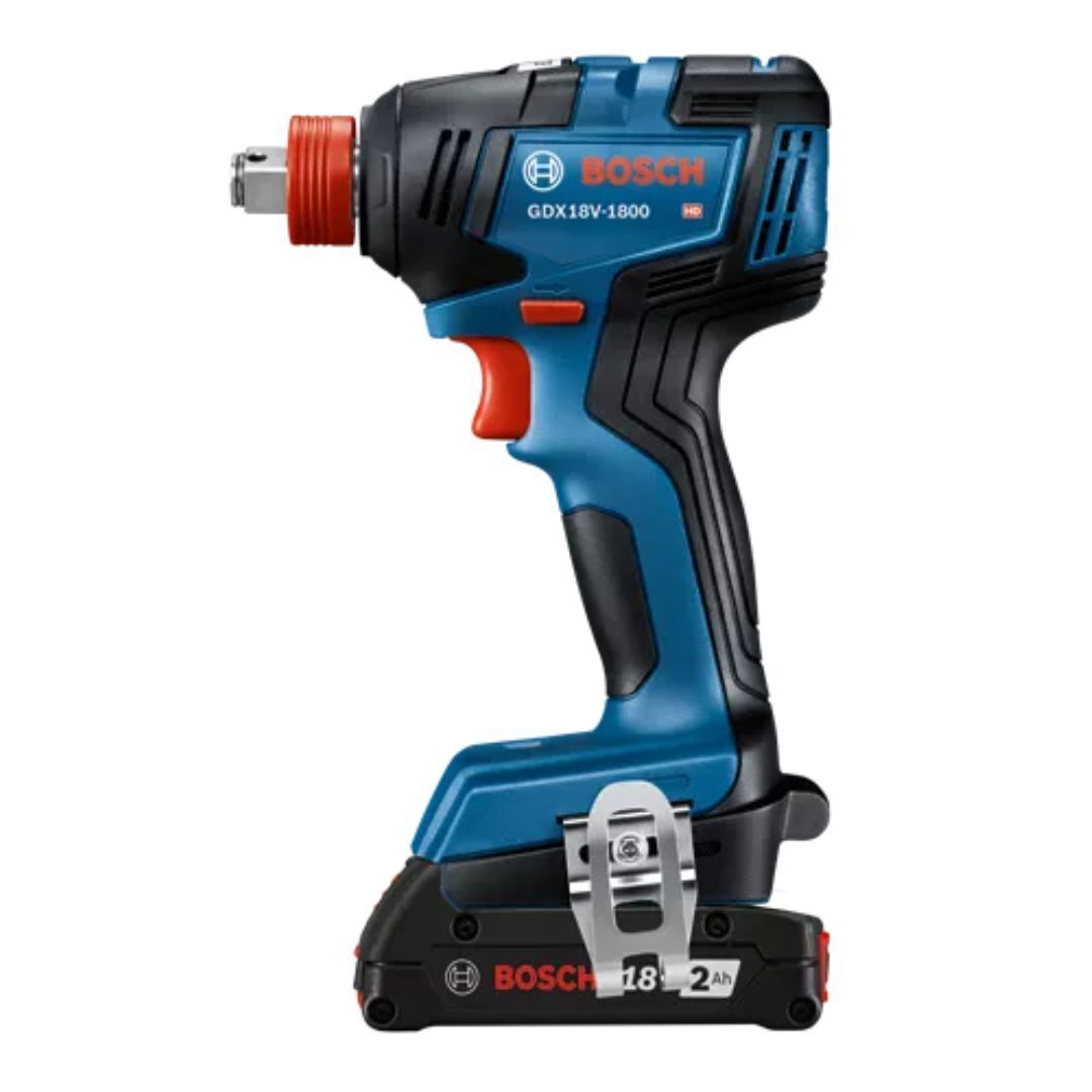 BOSCH GXL18V-240B22 18V 2-Tool Combo Kit with 1/2 In. Hammer Drill/Driver
