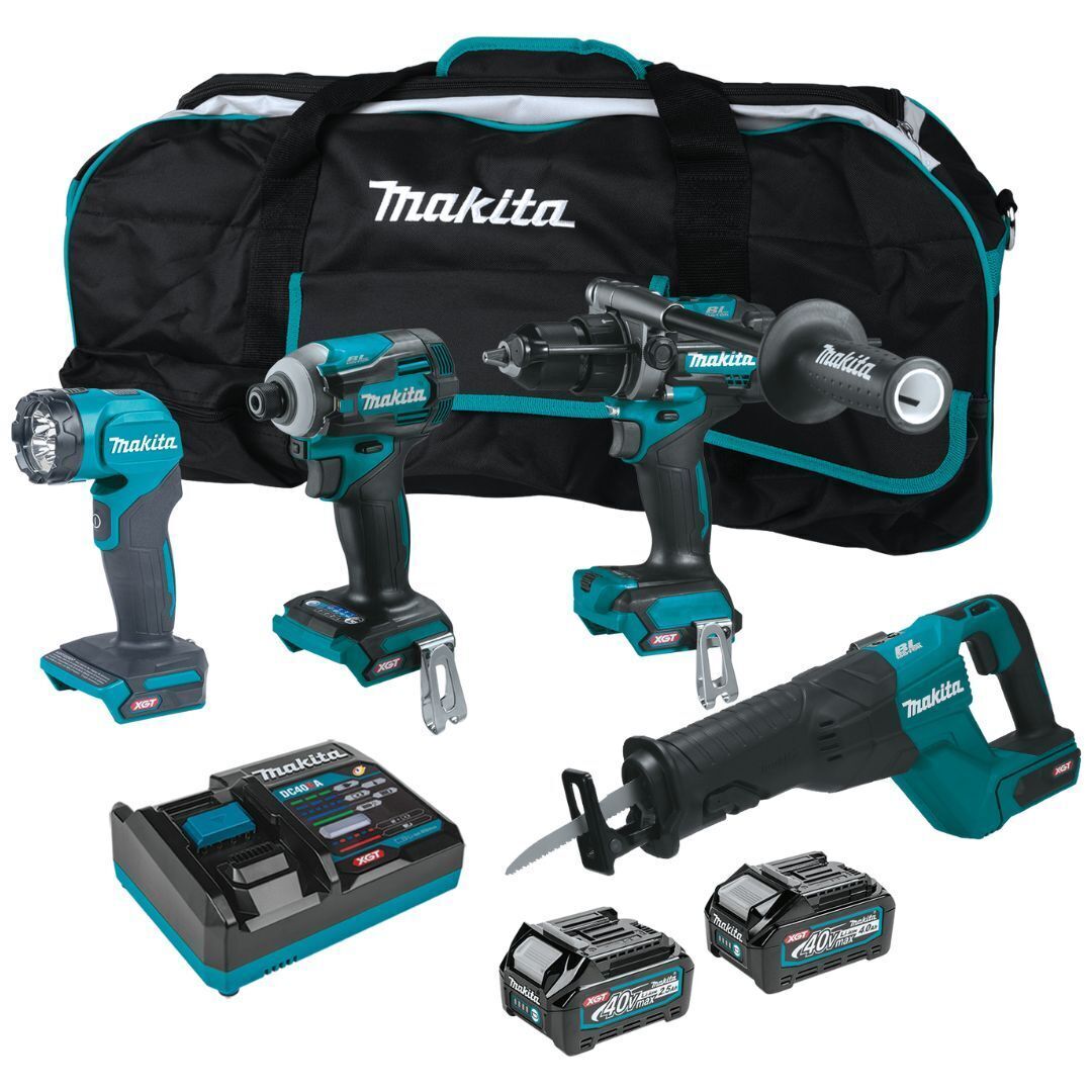 Makita GT401M1D1 Xgt 40V Max Combo Kit 4Pc