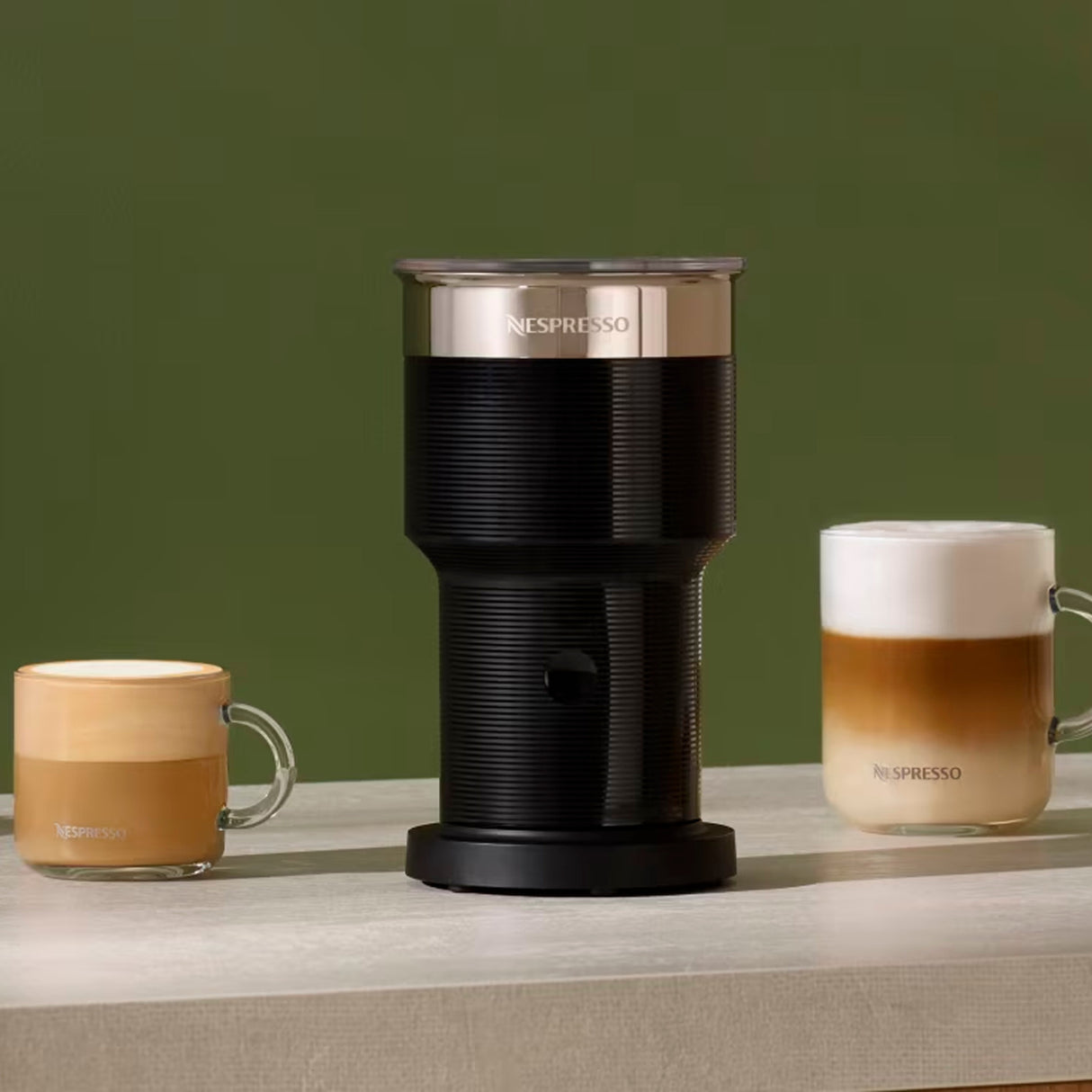 Nespresso Aeroccino XL Milk Frother with Three Styles of Milk Froth and Auto Shut-Off Feature