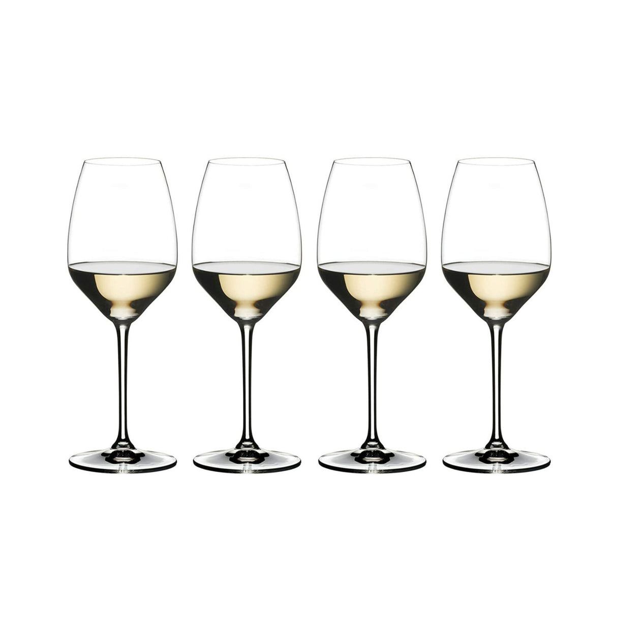 Riedel Extreme Riesling Wine Glass (Set of 8, Clear) with Polishing Cloth Bundle