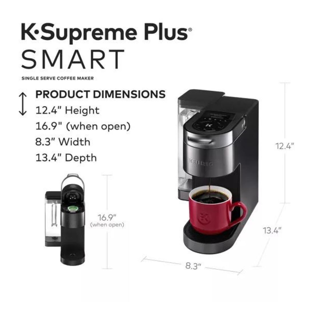Keurig K-Supreme Plus SMART Coffee Maker, Single Serve K-Cup Pod Coffee Brewer