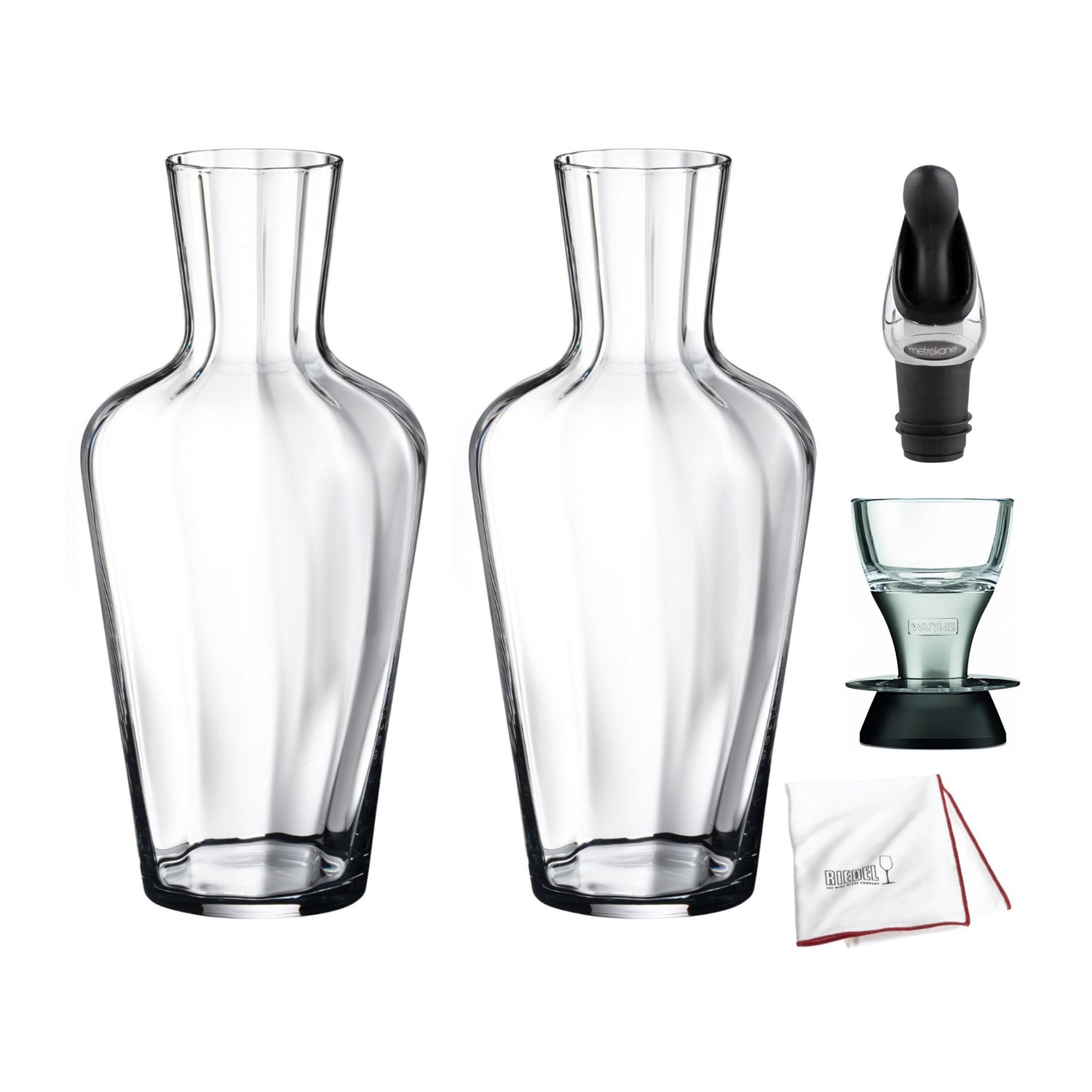 Riedel Mosel Magnum 11.22-inch Premium Machine-Made with Polishing Cloth Bundle