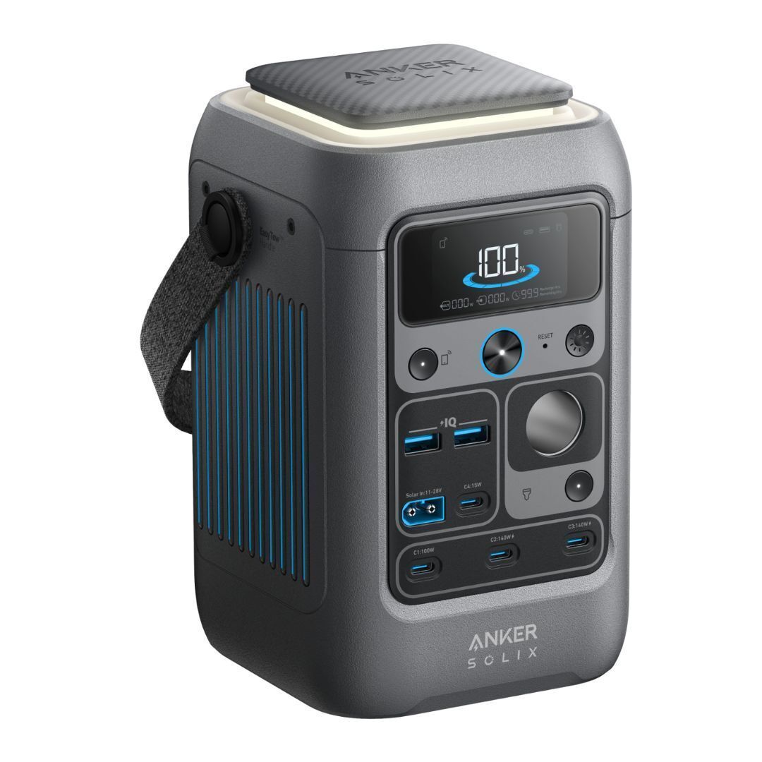 Anker SOLIX C300 DC Portable Power Station - With Strap