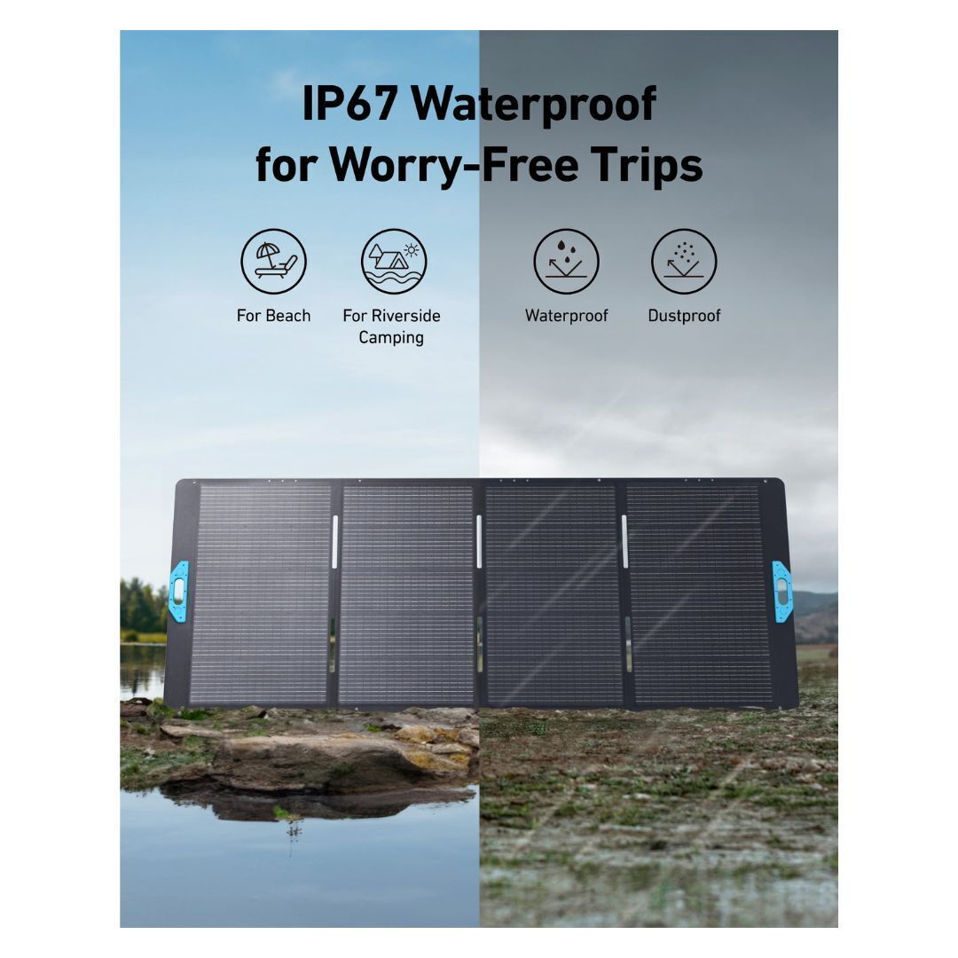 Anker SOLIX PS400 Portable Solar Panel (400W) - 3 Pack Bundle