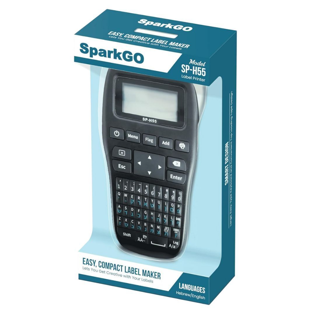 SparkGo SP-H55 Hebrew & English Label Maker