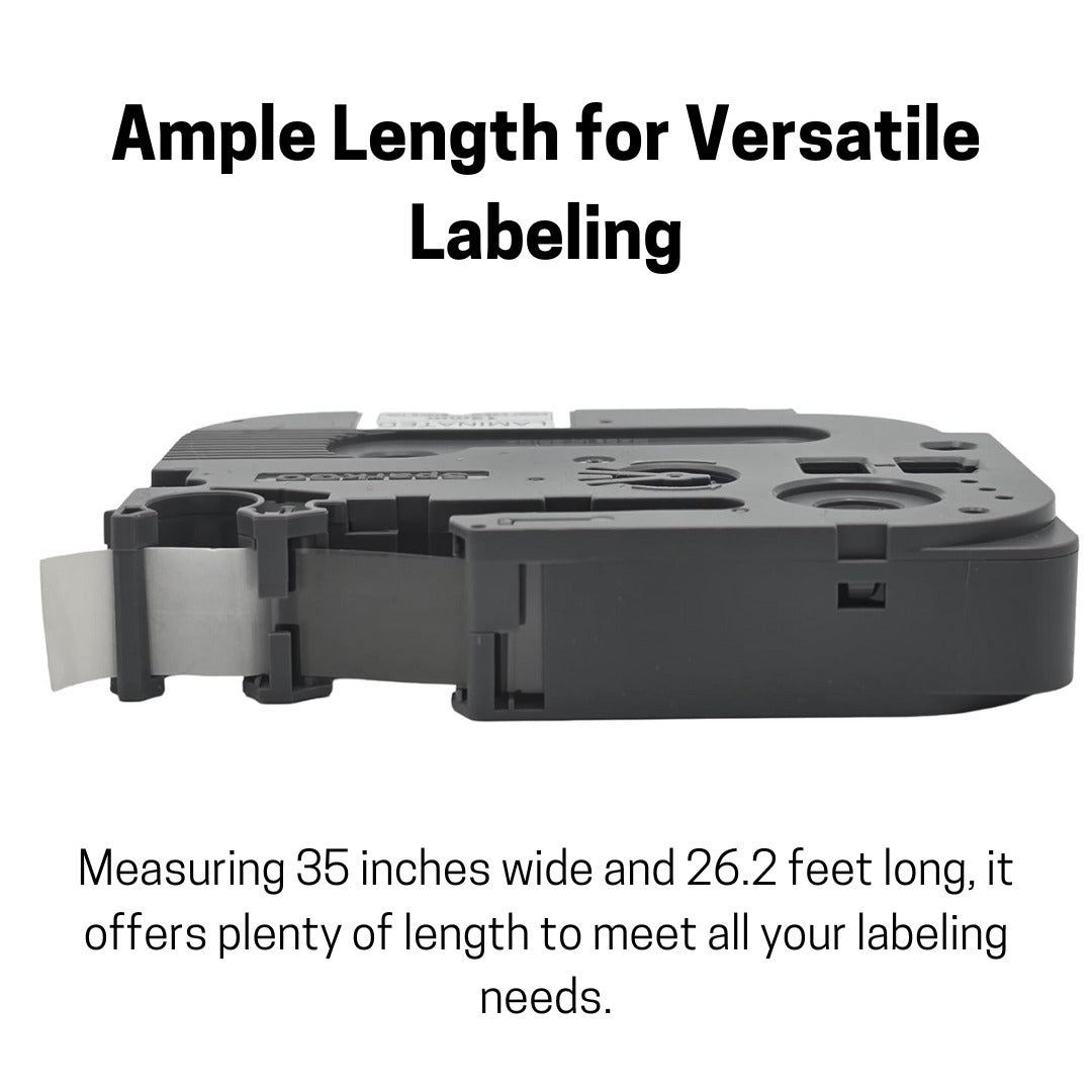 SparkGo Non-Laminated Label Tape T-A221E 4 Pack