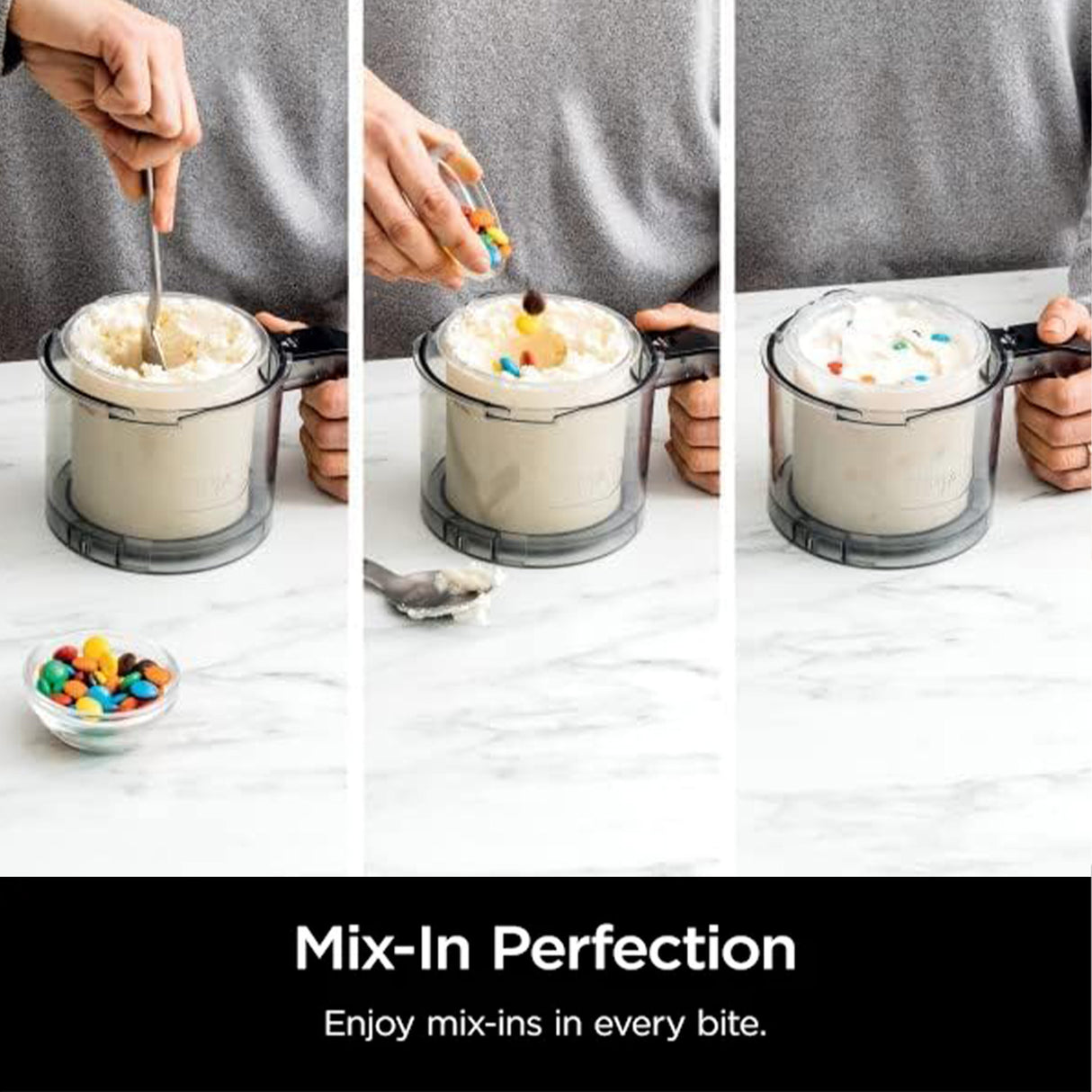 Ninja CREAMi Ice Cream, Sorbet, Milkshake Maker + 4 CREAMi Pints, Black