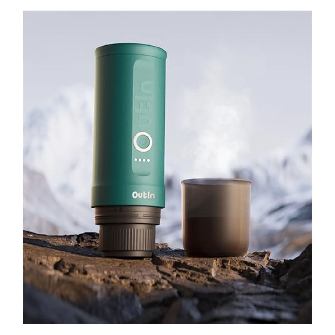 Outin Nano Portable Electric Espresso Machine (Outin Teal)