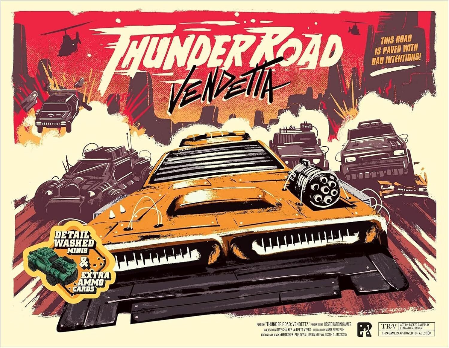 Restoration Games Thunder Road Vendetta Deluxe Edition Board Game