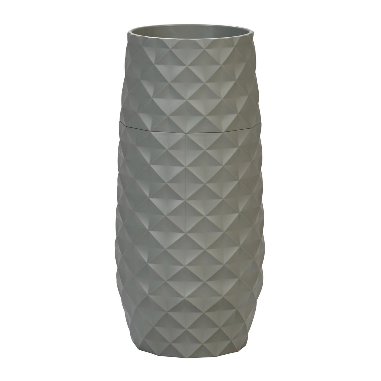 Amaranth 10-Inch Floral Care Impact Resistant Smarter Vase (Cool Gray Diamond)