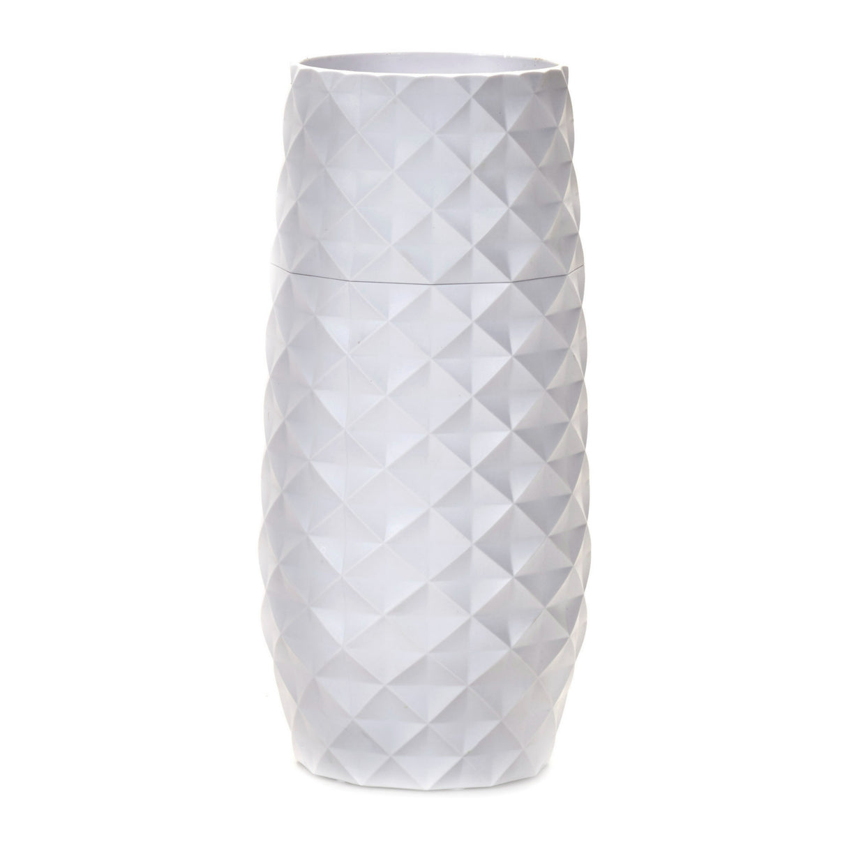 Amaranth 10-Inch Floral Care Impact Resistant Smarter Vase (White)