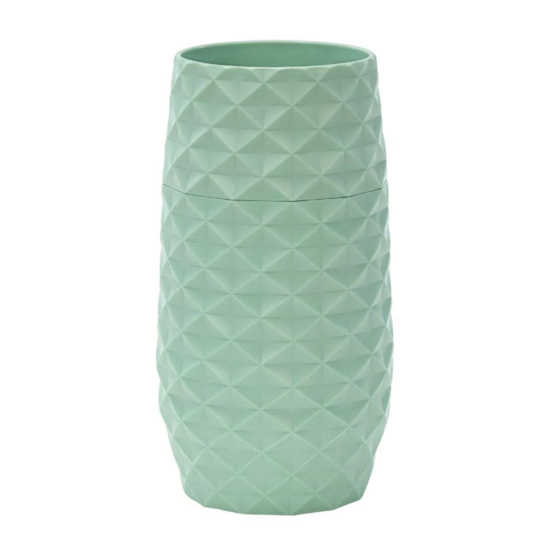 Amaranth Diamond Pattern 7.5-Inch Vase with Water Draining Specialty