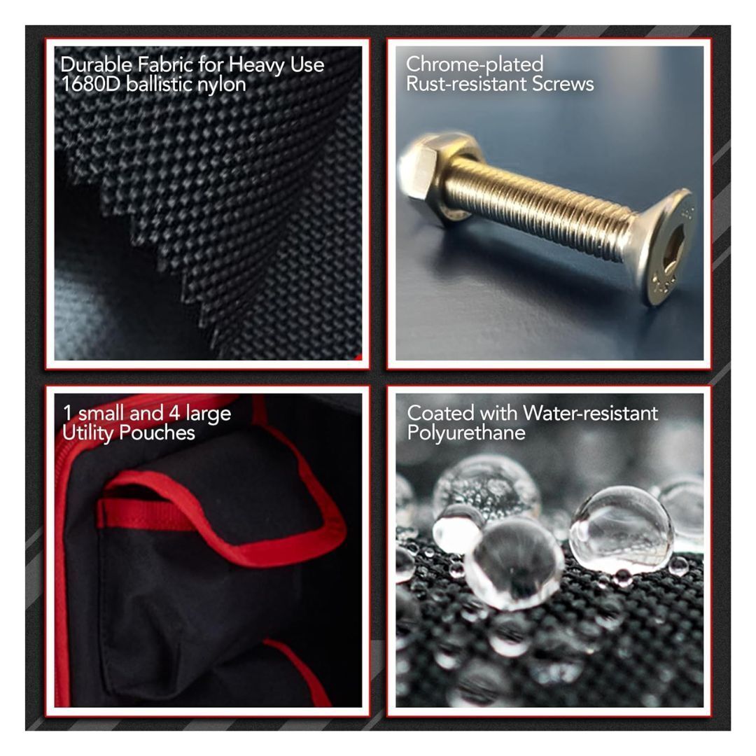 Zuca Pro PB Bundle, Black Frame, Red Trim Pro XO Insert Bag