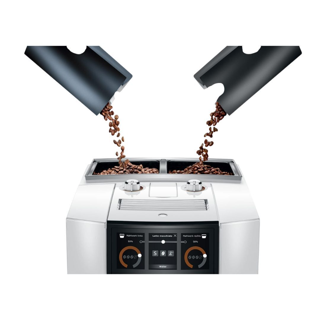 Jura J8 twin Diamond White Automatic Coffee Machine