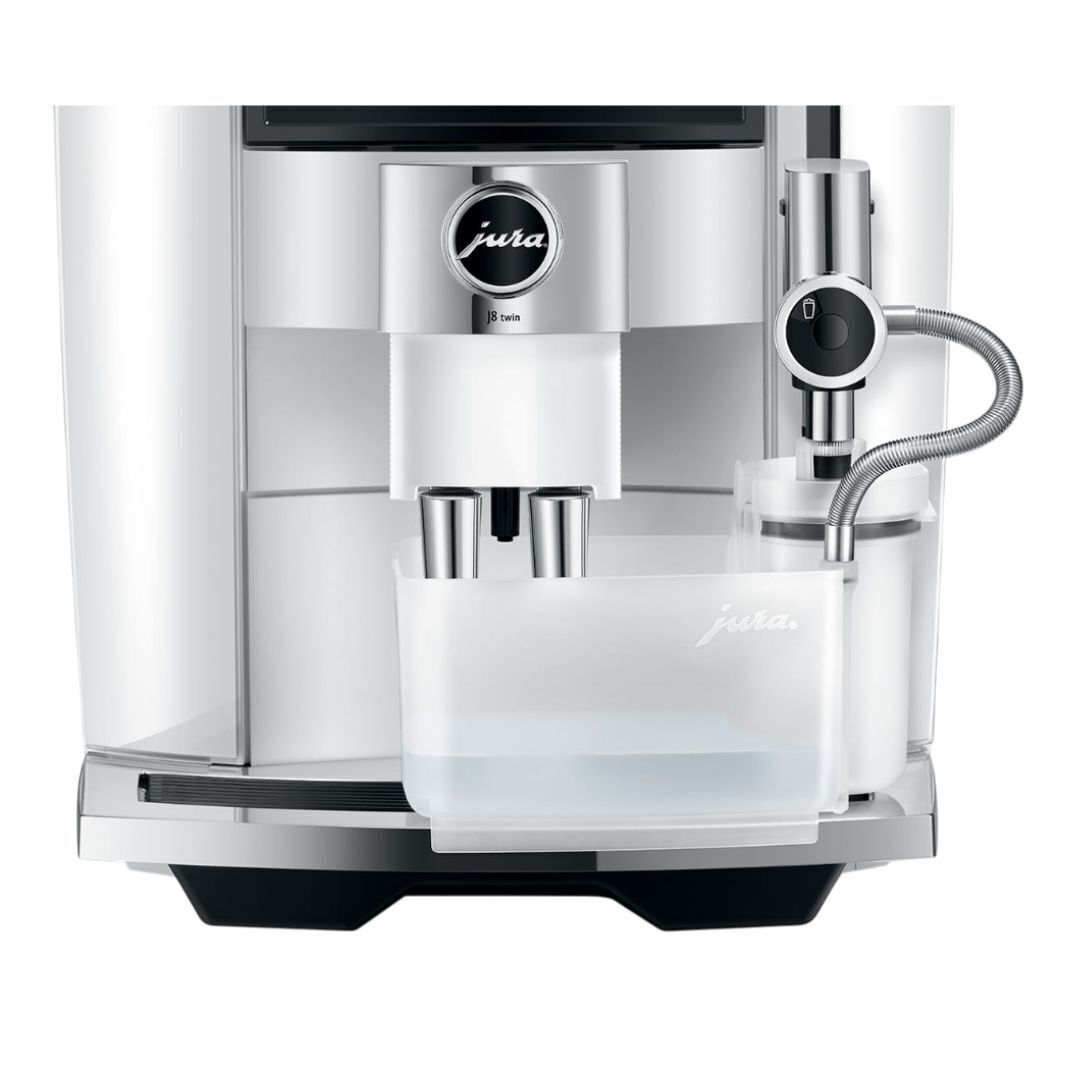 Jura J8 twin Diamond White Automatic Coffee Machine