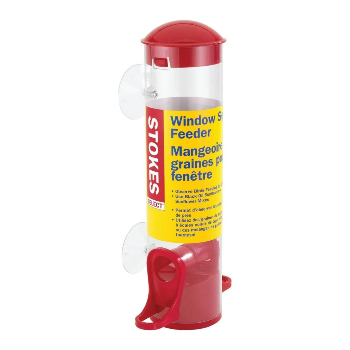Stokes Select Window Hummingbird Seed Red 0.7 lbs Feeder with Easy Refill Top
