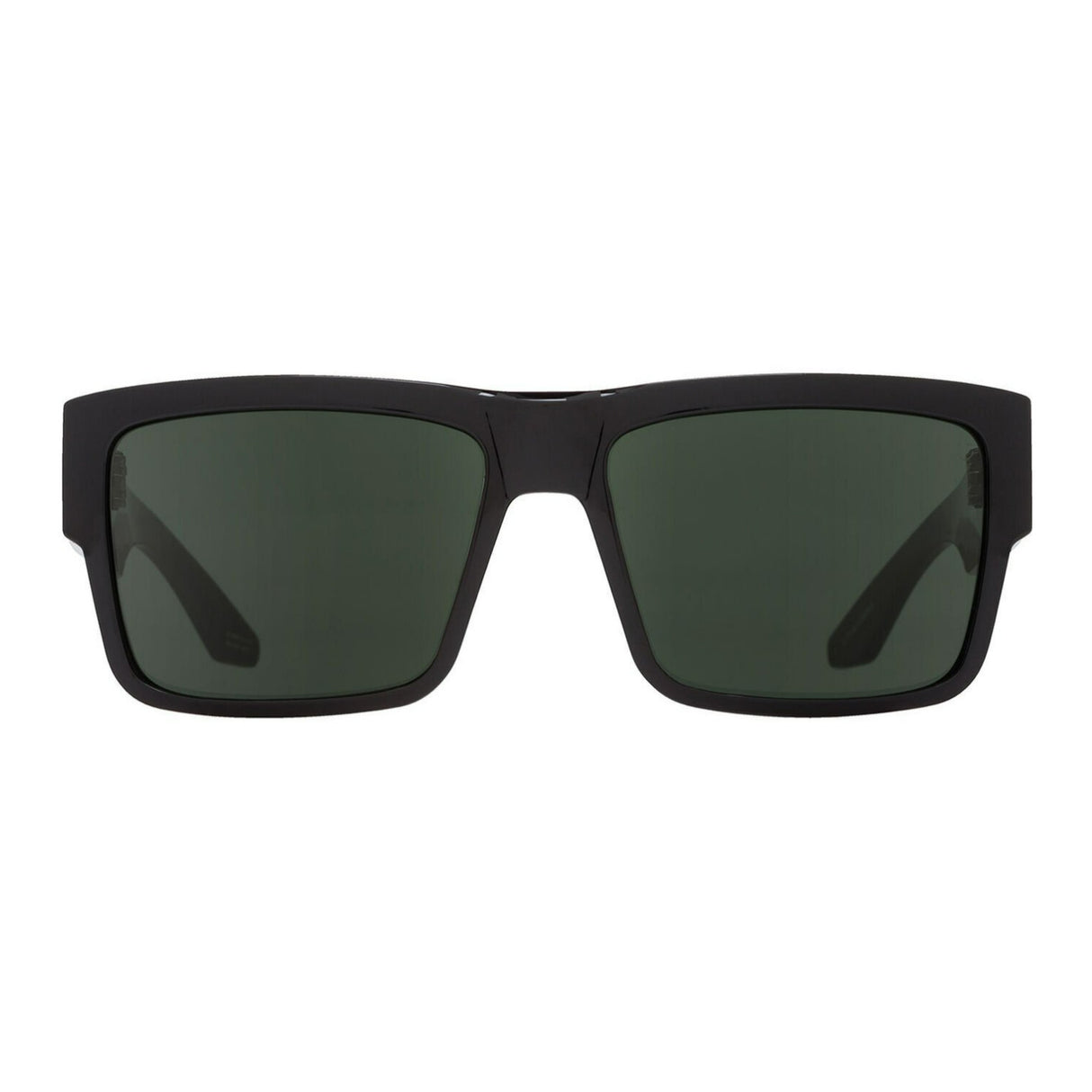 SPY Optic Cyrus Black and HD Plus Gray Green Medium to Large Fit Sunglasses
