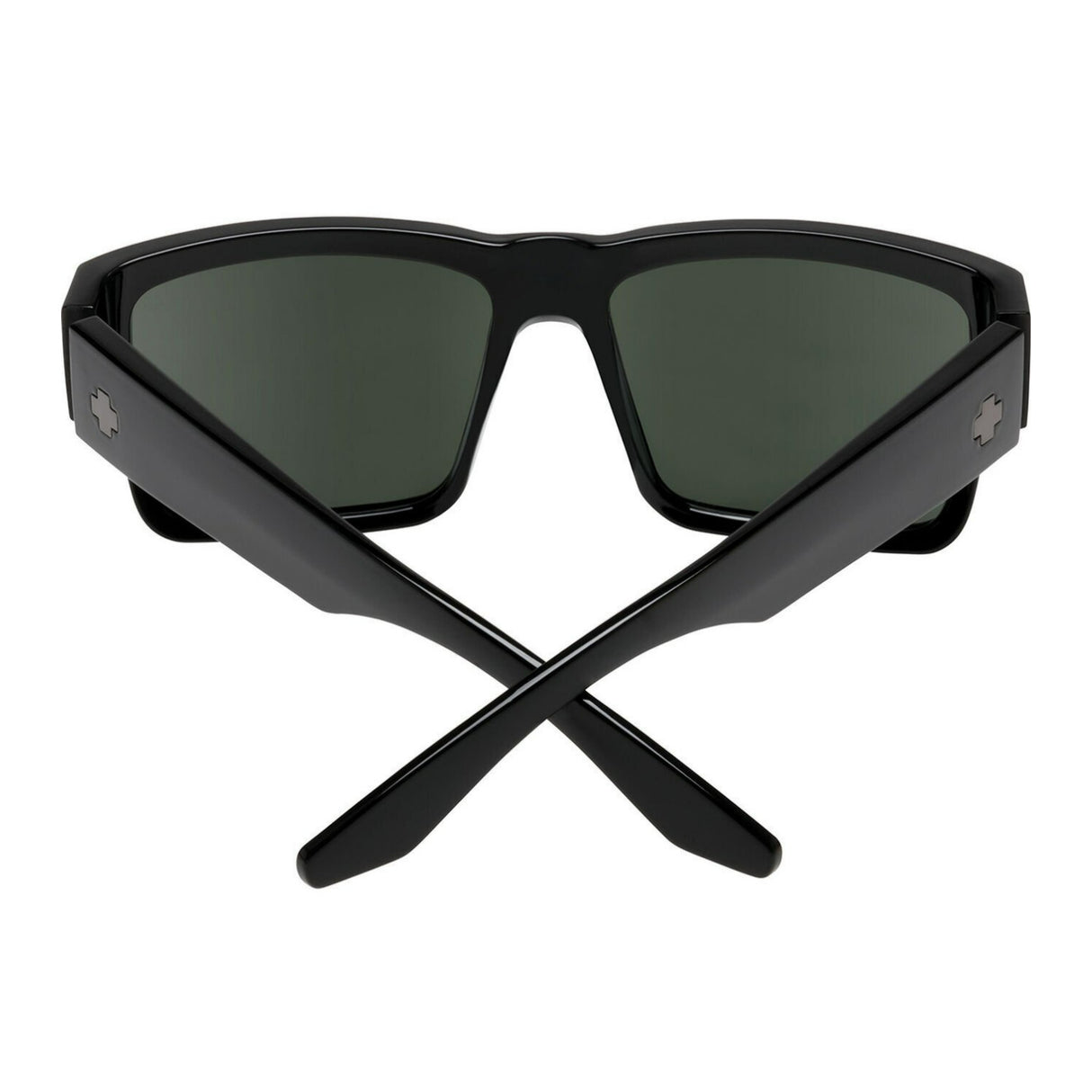 SPY Optic Cyrus Black and HD Plus Gray Green Medium to Large Fit Sunglasses