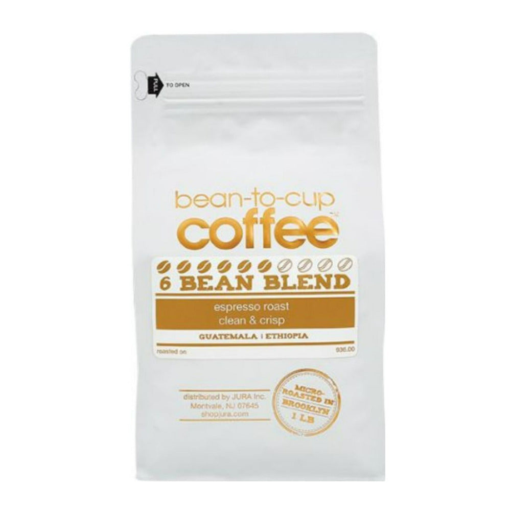 Jura 6 Bean Blend Bean to Cup Medium Roasted Coffee for Americanos 1 lb