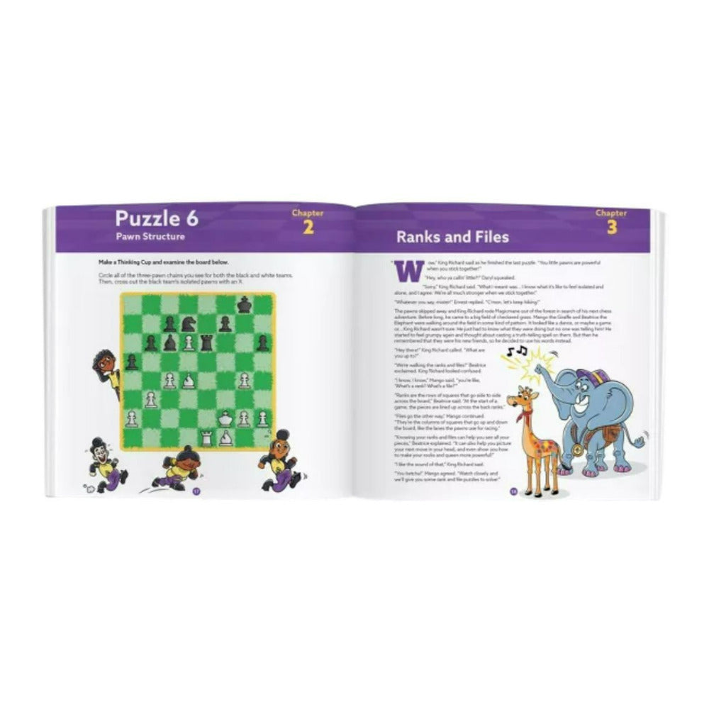Story Time Chess Level 3 Tactics Game Expansion Kids Sets for Piece Point Values