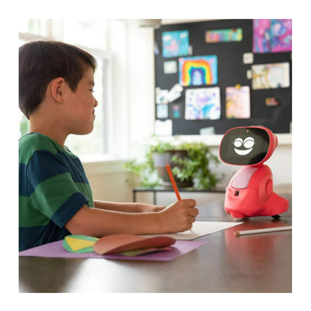 Miko 3 AI Powered Smart Martian Red Kids Robot with Learning Apps and Games