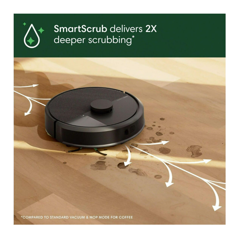 iRobot Roomba 105 Wi Fi Ready Combo Black Robot Vacuum and Mop with 70x Suction