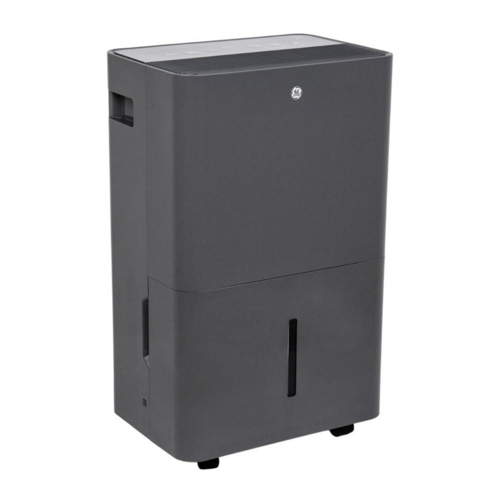 GE Energy Star 50 Pint Portable Gray Dehumidifier with Alarm Alert
