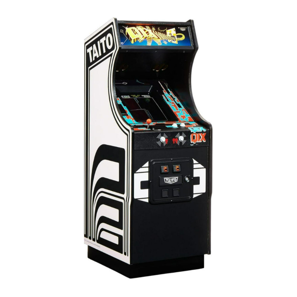 Numskull Official Taito QIX Quarter Size Wooden Arcade Cabinet with 3W Speakers