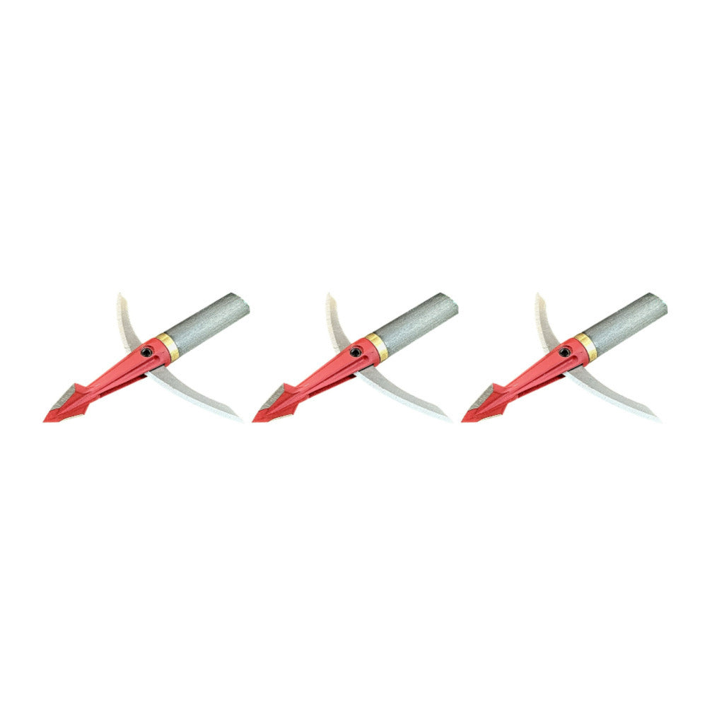 Barnett Gamecrusher 4 Blade Hybrid Broadhead Arrow with Tanto Tip 3 Pack