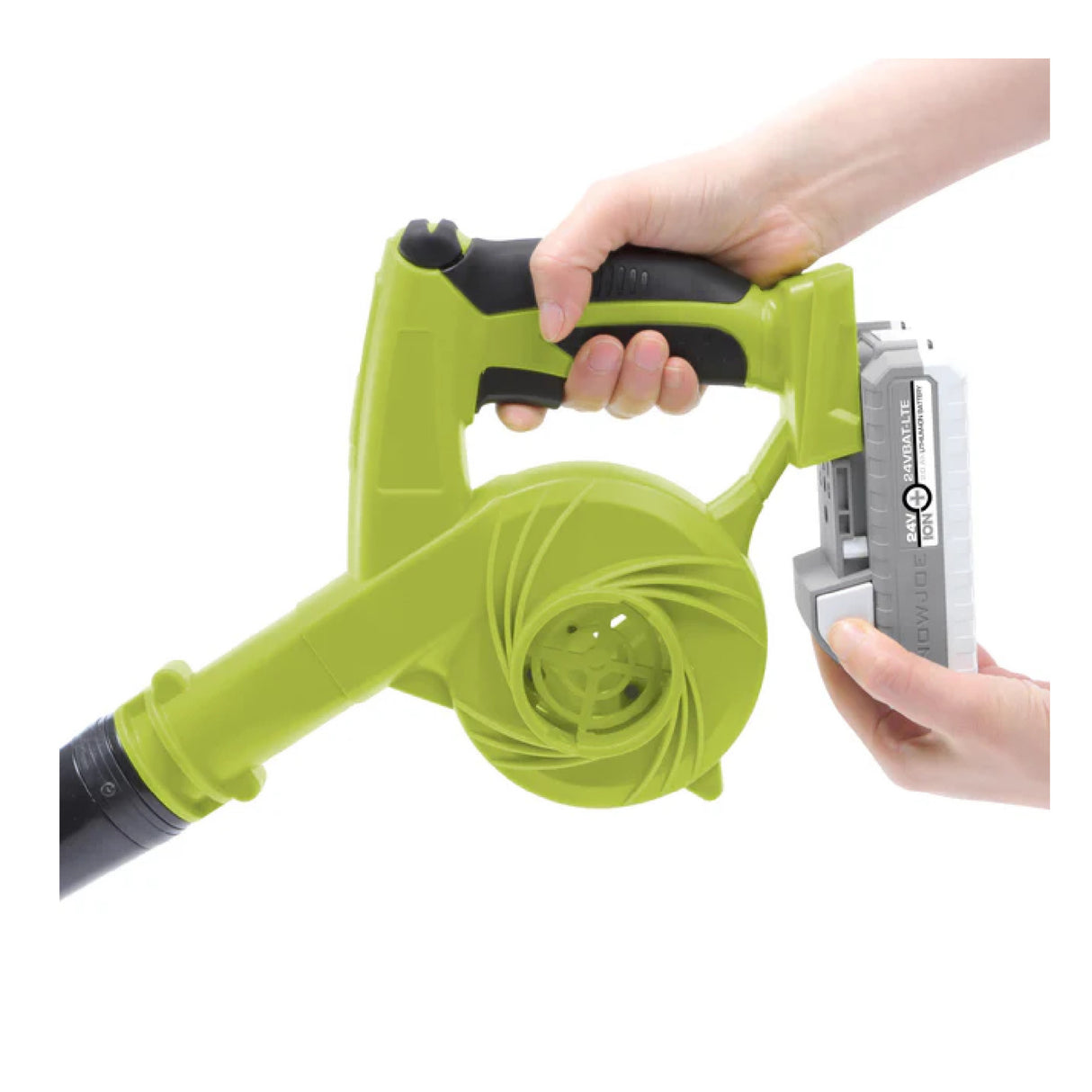 Sun Joe 24V IONMAX Blower Plus Vacuum 2-in-1 with 2-Speed Lightweight