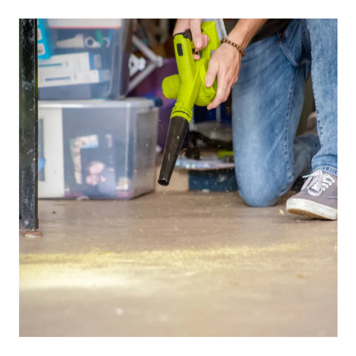 Sun Joe 24V IONMAX Blower Plus Vacuum 2-in-1 with 2-Speed Lightweight