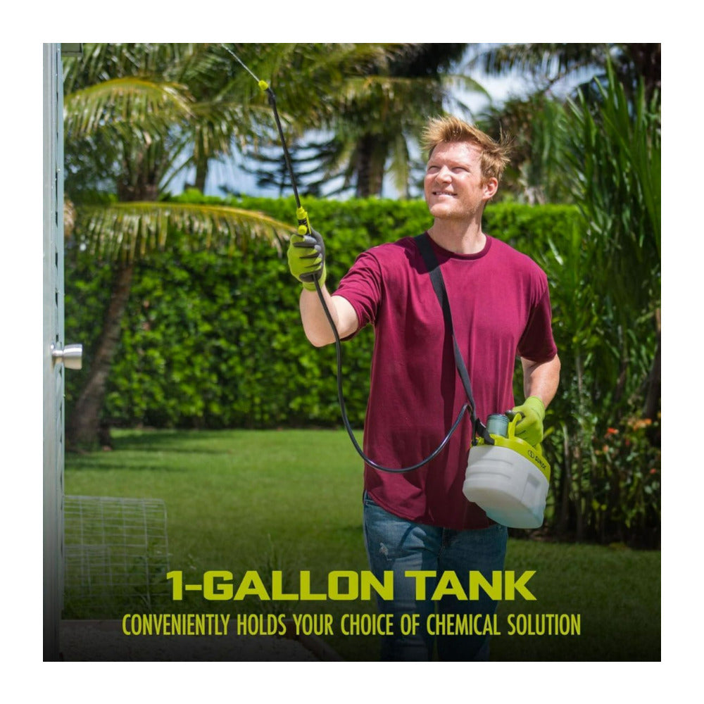 Sun Joe SJ APS 1G 4 Volt 2.0 Ah All Purpose Cordless 1 Gallon Chemical Sprayer