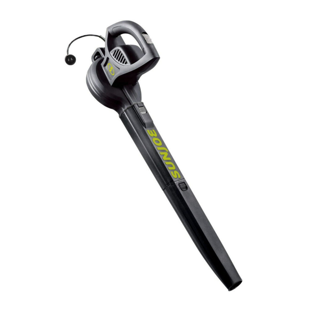 Sun Joe SBJ597E Black Electric Leaf Blower with Lightweight and Portable Body