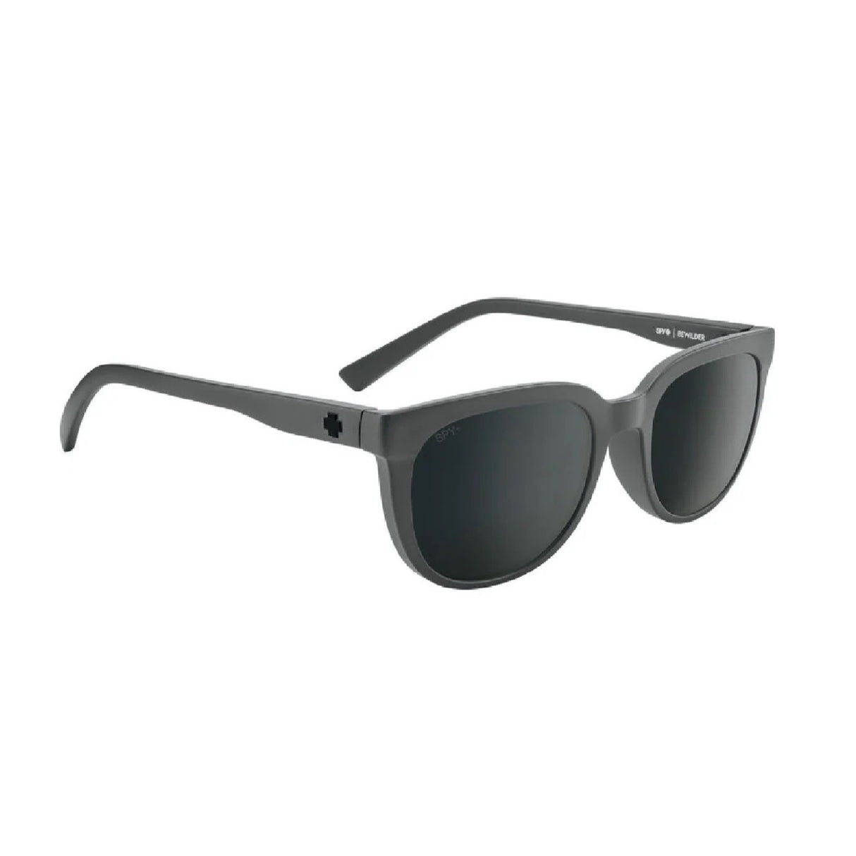 Spy Bewilder Sunglasses - Matte Gunmetal Gray Polar with Black Spectra Mirror