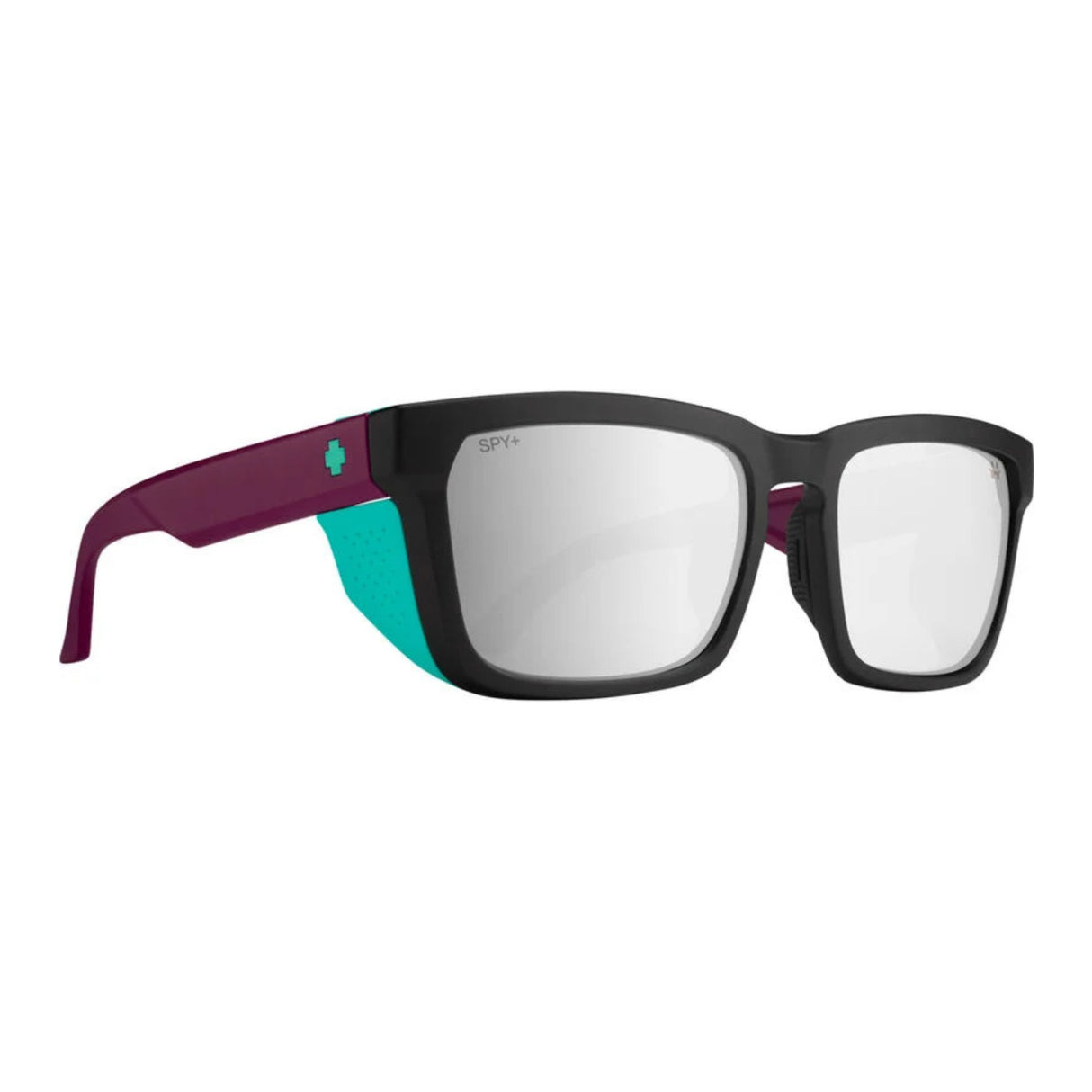 SPY Helm TECH Happy Bronze Platinum Spectra Mirror Lens - Black Purple Frame