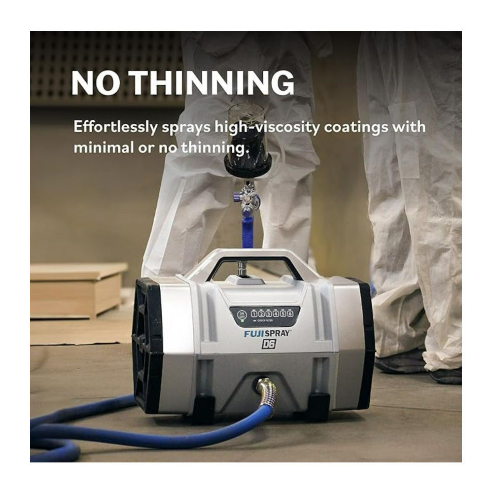 Fuji Spray D6 6 Stage HVLP Gray Turbine Sprayer with G XPC HVLP Spray System
