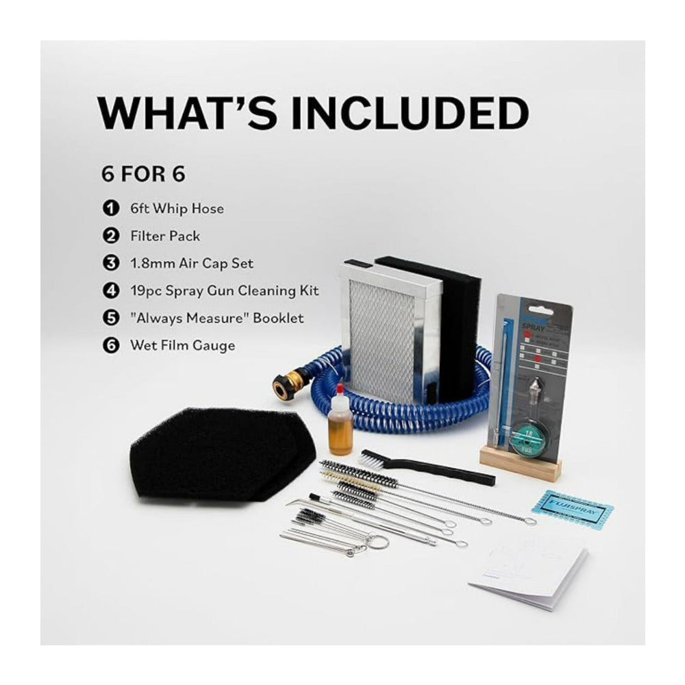 Fuji Spray D6 6 Stage HVLP Gray Turbine Sprayer with T75G HVLP Spray System